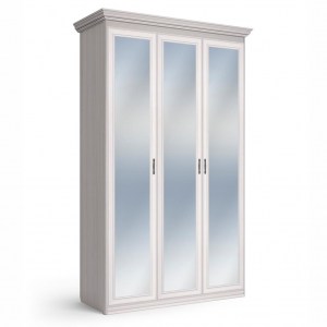 Неаполь Шкаф 3-х дверный с зеркалами (Кураж)